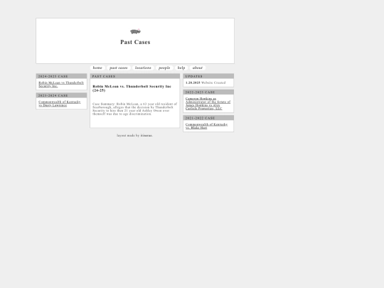 pastcases screenshot