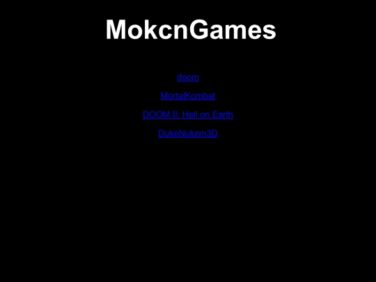 MokcnVidoeGames screenshot