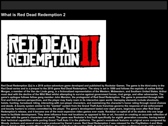 RedDeadRedemption2 screenshot