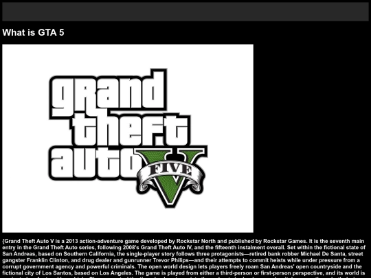 whatisGTA5 screenshot