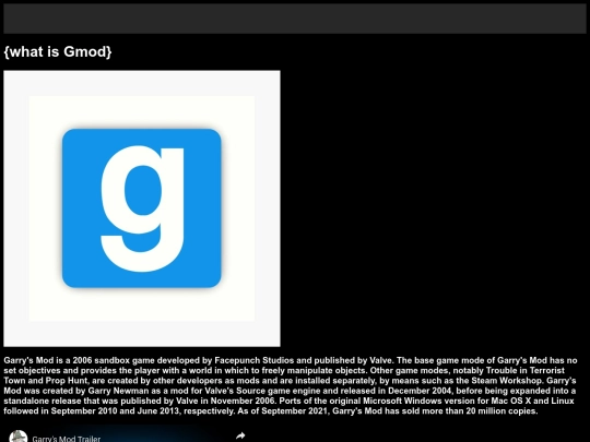 whatisGmod screenshot