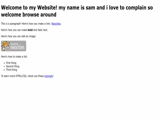 index screenshot