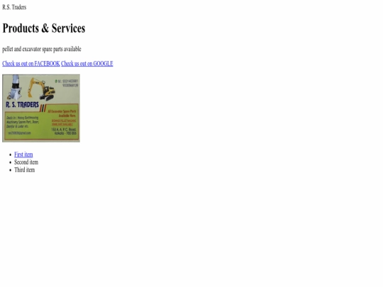index screenshot