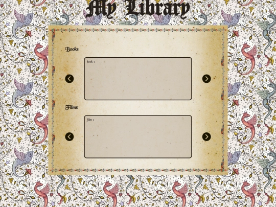 library screenshot