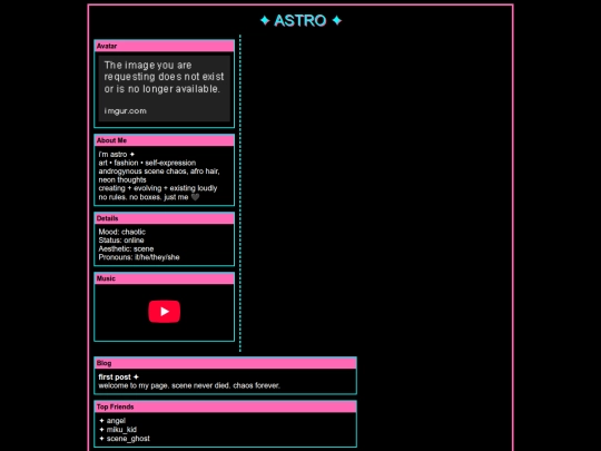 astro screenshot