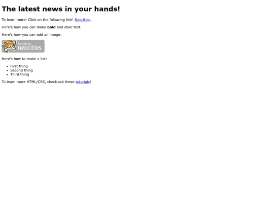 index screenshot
