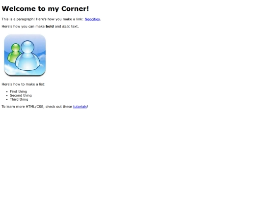index screenshot
