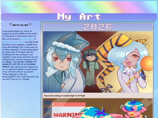 artpage screenshot
