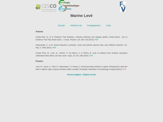 Articles screenshot