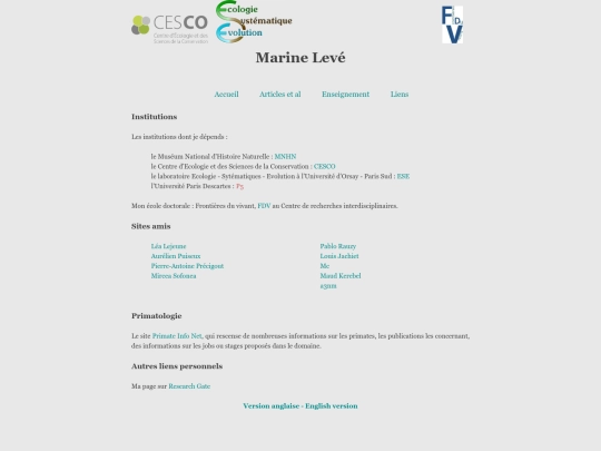Liens screenshot