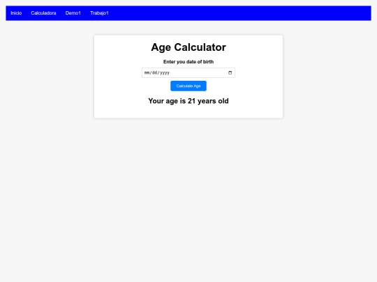 calculadora screenshot