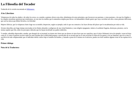 lafilosofiadeltocador screenshot