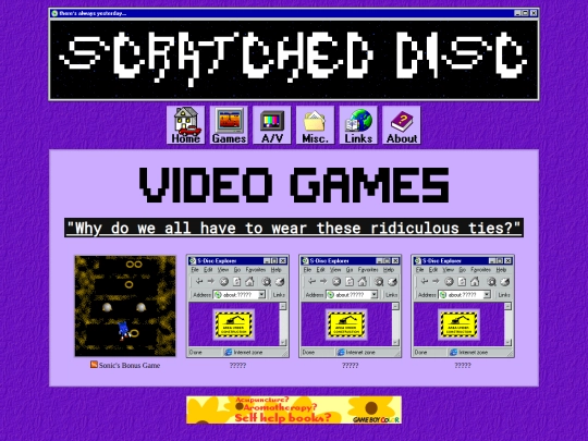 games screenshot