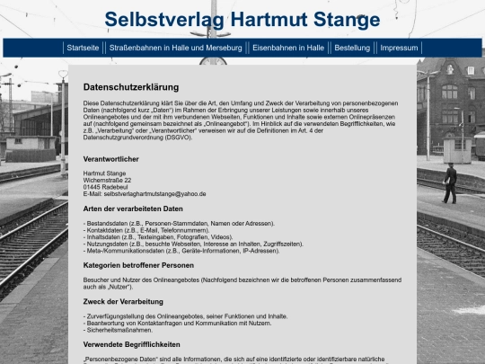 datenschutz screenshot