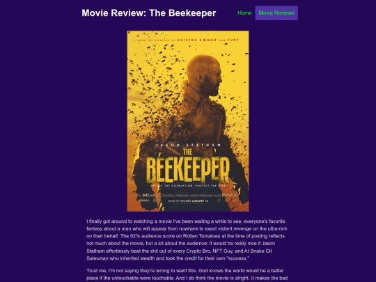 movies/beekeeper screenshot