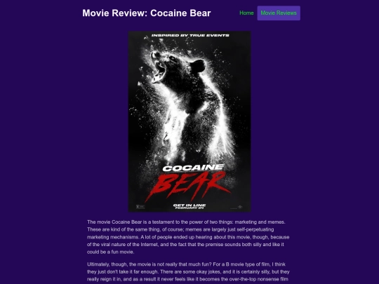 movies/cocainebear screenshot