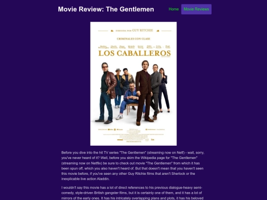movies/gentlemen screenshot