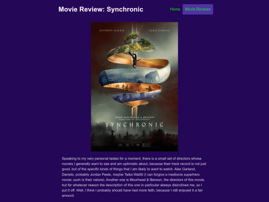 movies/synchronic screenshot
