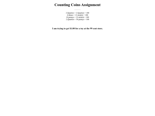 countingcoins screenshot