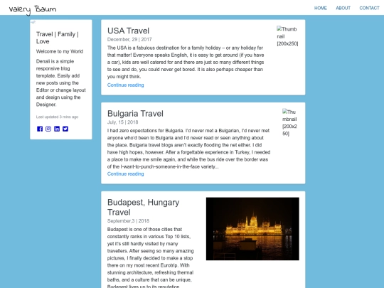 blog screenshot