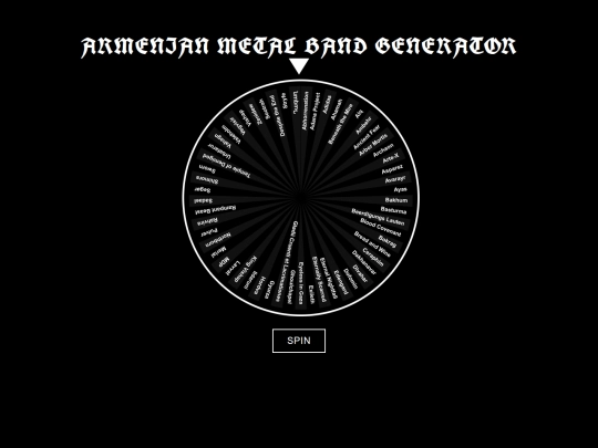 bandwheel screenshot