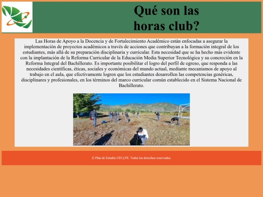 CLUB screenshot