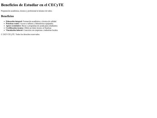 beneficio screenshot
