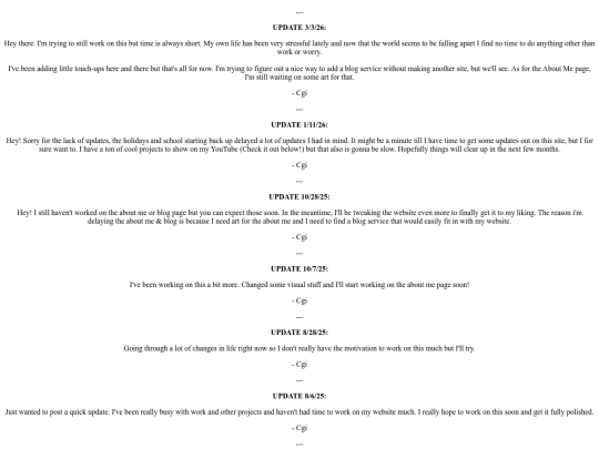 archived-announcements screenshot