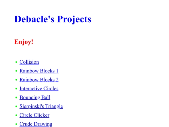 index screenshot