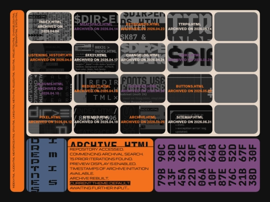 archive screenshot