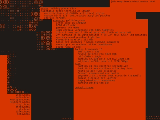 electronics screenshot