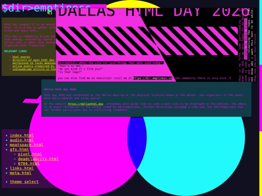 htmlday screenshot
