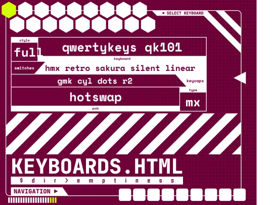 keyboards screenshot