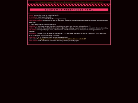 rules screenshot