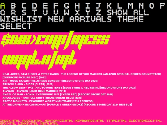 vinyl screenshot