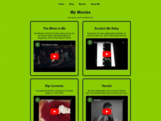 videos screenshot