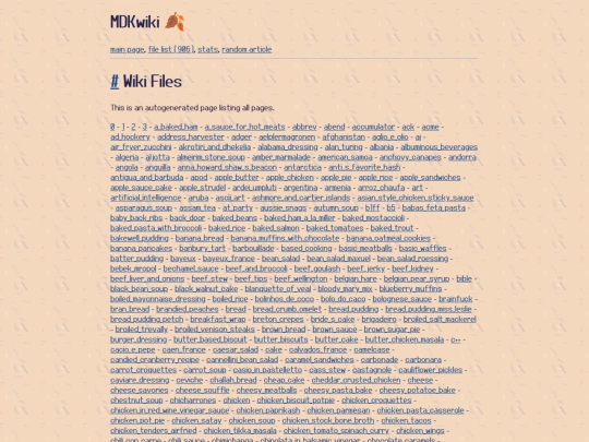 en/mdk_pages screenshot