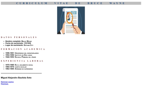 curriculum screenshot