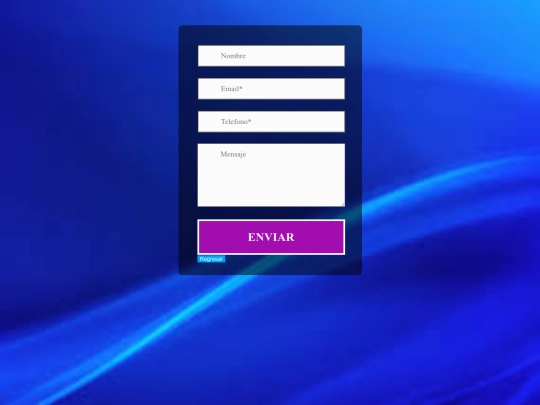 paginaweb MABS/Contacto screenshot