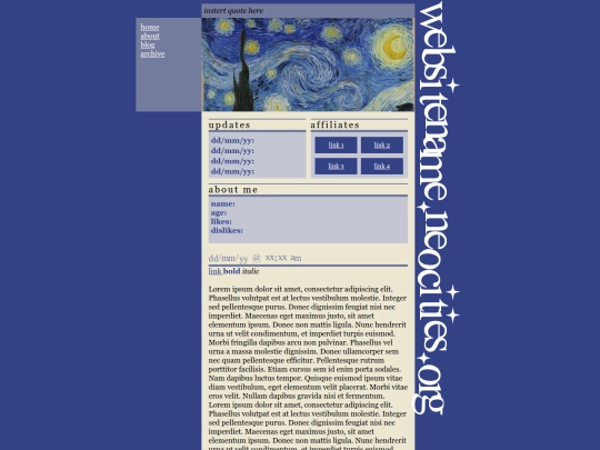 layouts/starry screenshot