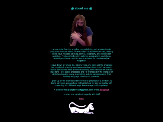 bio screenshot