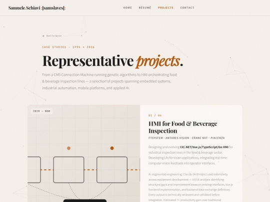 projects screenshot