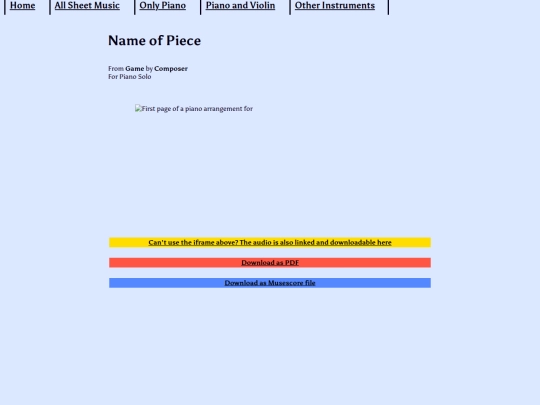Arrangements/default screenshot