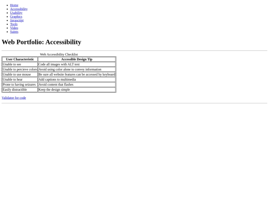 accessibility screenshot