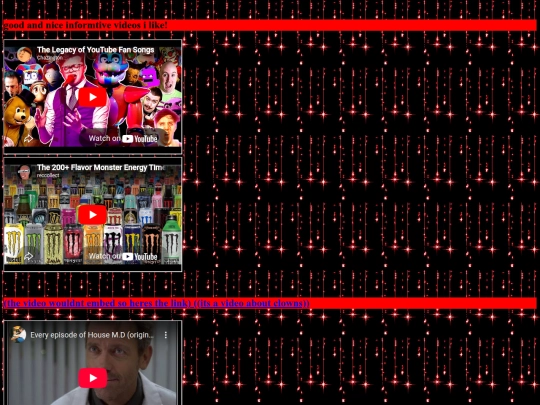 videos screenshot