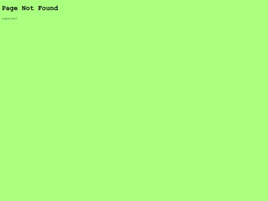 not_found screenshot