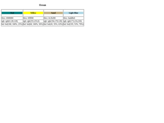 ColorSchemeAssignment screenshot