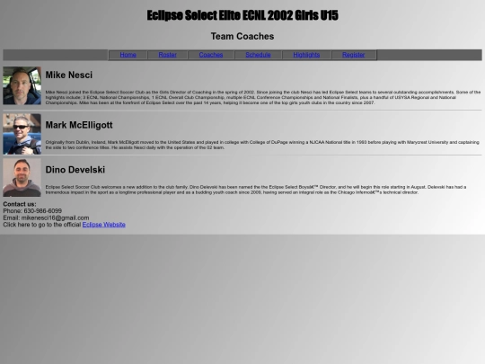 eclipse/coach screenshot