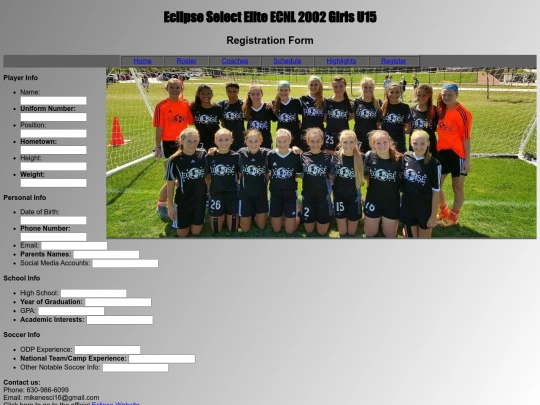 eclipse/register screenshot