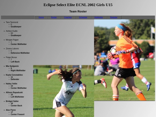 eclipse/roster screenshot